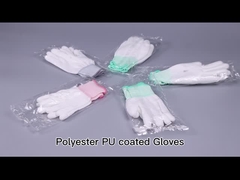 L'ESD non pelucheux a coupé l'ajustement conducteur résistant de paume d'unité centrale de fibre de carbone des gants 13gsm